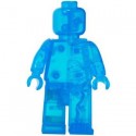Figur Mighty Jaxx Lego Rainbow Micro Anatomic Blue by Jason Freeny (No box) Geneva Store Switzerland