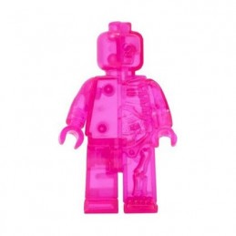 Figur Mighty Jaxx Lego Rainbow Micro Anatomic Magenta by Jason Freeny (No box) Geneva Store Switzerland