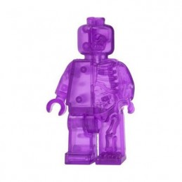 Figurine Mighty Jaxx Lego Rainbow Micro Anatomic Violet par Jason Freeny (Sans boite) Boutique Geneve Suisse