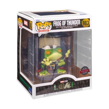 Figuren Funko Pop Deluxe Loki 2021 Frog of Thunder Limitierte Auflage Genf Shop Schweiz