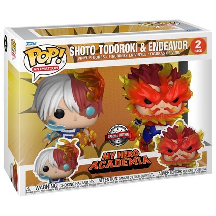 Figurine Funko Pop My Hero Academia Endeavor et Todoroki 2-Pack Edition Limitée Boutique Geneve Suisse