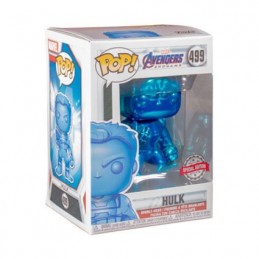 Figurine Funko Pop Marvel Endgame Hulk avec Infinity Gauntlet Bleu Chrome Edition Limitée Boutique Geneve Suisse
