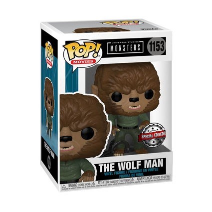 Figurine Funko Pop Universal Monsters Wolf Man Edition Limitée Boutique Geneve Suisse