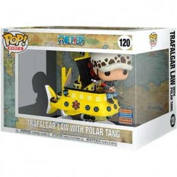 BESCHÄDIGTE BOX Pop WC 2023 One Piece Trafalgar Law mit Polar Tang Limitierte Auflage