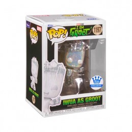 Figur Funko Pop Marvel I Am Groot Iwua as Groot Pearlescent Limited Edition Geneva Store Switzerland