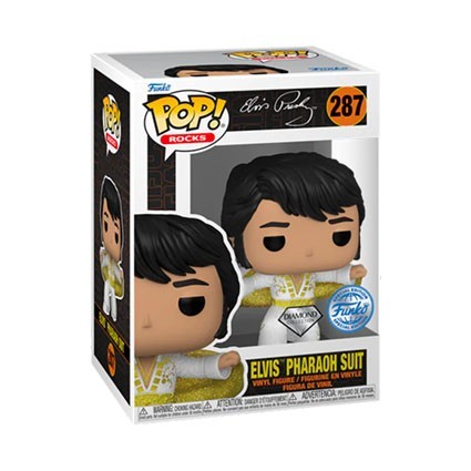 Figurine Funko Pop Diamond Rocks Elvis Presley Pharaoh Suit Edition Limitée Boutique Geneve Suisse