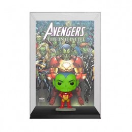 Figur Funko Pop WC 2023 Marvel The Initiative Skrull as Iron Man with Hard Acrylic Protector Geneva Store Switzerland