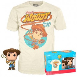 Figuren Funko Pop Metallisch und T-shirt Toy Story 4 Sheriff Woody Limitierte Auflage Genf Shop Schweiz