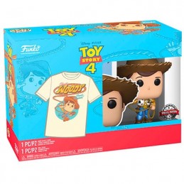 Figuren Funko Pop Metallisch und T-shirt Toy Story 4 Sheriff Woody Limitierte Auflage Genf Shop Schweiz