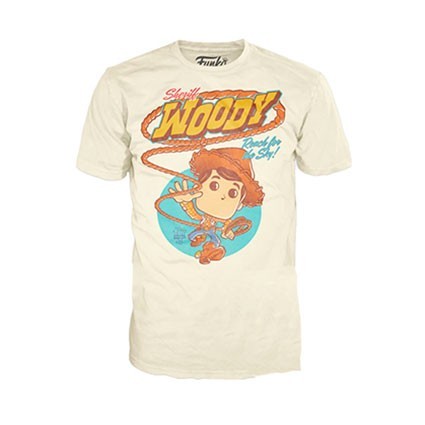 Figurine Funko T-shirt Toy Story 4 Sheriff Woody Edition Limitée Boutique Geneve Suisse