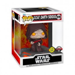 Pop Glow in the Dark Deluxe Star Wars Red Saber Series Volume 1 Darth Sidious Limited Edition