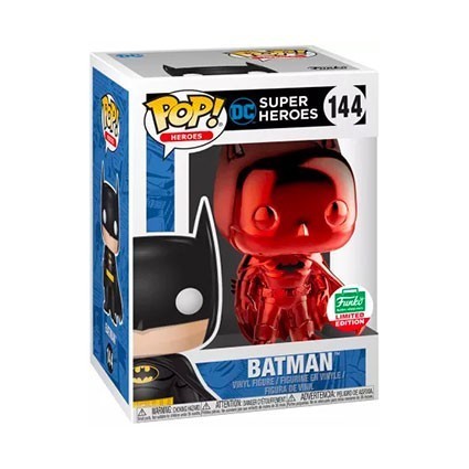 Figur Funko Pop DC Comics Batman Red Chrome Limited Edition Geneva Store Switzerland