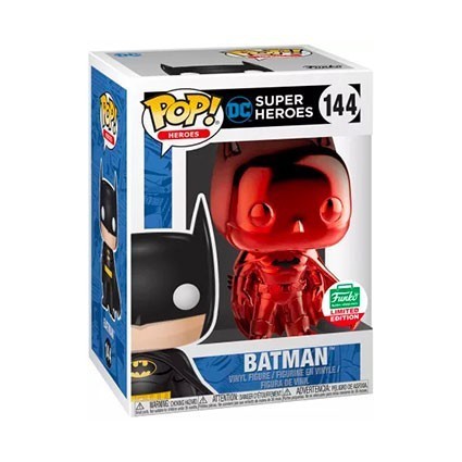 Figurine Funko Pop DC Comics Batman Red Chrome Edition Limitée Boutique Geneve Suisse