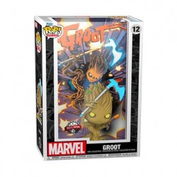 Figurine Funko Pop Comic Cover Gardiens de la Galaxie Groot avec Boîte de Protection Acrylique Edition Limitée Boutique Genev...