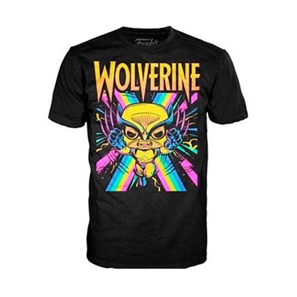 Figuren Funko T-shirt Marvel Blacklight Wolverine Limitierte Auflage Genf Shop Schweiz