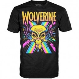 Figur Funko T-shirt Marvel Blacklight Wolverine Limited Edition Geneva Store Switzerland