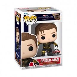 Figur Funko Pop Spider-Man No Way Home Spider-Man Black Suit Unmasked Limited Edition Geneva Store Switzerland