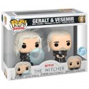Figur Funko Pop The Witcher TV Geralt and Vesemir Limited Edition Geneva Store Switzerland