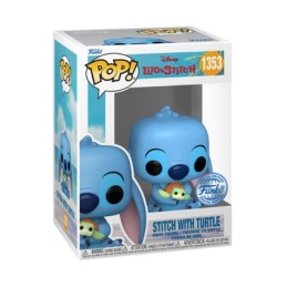 Figurine Pop Lilo et Stitch Stitch avec Tortue Edition Limitée Funko Boutique Geneve Suisse