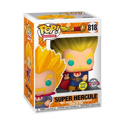 Figurine Funko Pop Phosphorescent Dragon Ball Super Super Saiyan Hercule Edition Limitée Boutique Geneve Suisse