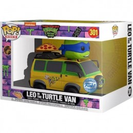 Pop Rides Les Tortues Ninja Mayhem Leonardo dans la Fourgonnette Tortue Edition Limitée