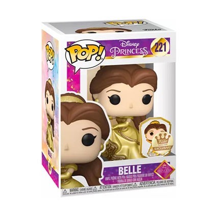 Figuren Funko Pop Disney Gold Ultimate Princess Die Schöne und das Biest Die Schöne mit Pin Limitierte Auflage Genf Shop Schweiz