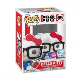 Pop Beflockt Hello Kitty mit Brille Limitierte Auflage