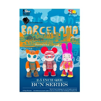 Figur Toy2R Qee Barcelona Set by Pepa Reverter (No box) Geneva Store Switzerland