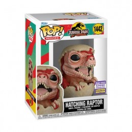 Figur Funko Pop SDCC 2023 Jurassic Park Hatching Raptor Limited Edition Geneva Store Switzerland