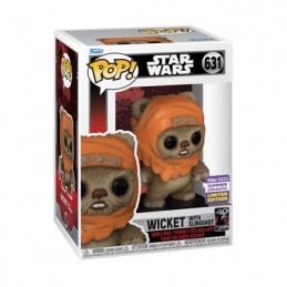 Figuren Funko Pop SDCC 2023 Star Wars Wicket with Slingshot Limitierte Auflage Genf Shop Schweiz