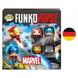 German Version Pop Funkoverse Marvel Board Game 4 Character Base Set