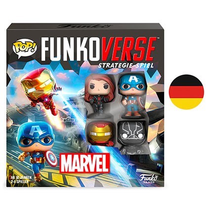 Figur Funko German Version Pop Funkoverse Marvel Board Game 4 Character Base Set Geneva Store Switzerland
