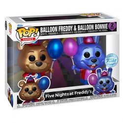 Figuren Funko Pop Metallish Five Nights at Freddy's Balloon Freddy und Blloon Bonnie Limitierte Auflage Genf Shop Schweiz