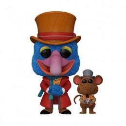 Figur Funko Pop Flocked The Muppet Christmas Carol Gonzo Buddy Charles Dickens with Rizzo Limited Edition Geneva Store Switze...