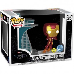 Figuren Funko Pop Phosphoreszierend Avengers Age of Ultron Avengers Tower und Iron Man Limitierte Auflage Genf Shop Schweiz