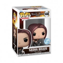 Figur Funko Pop Metallic Attack on Titan Sasha Braus Limited Edition Geneva Store Switzerland