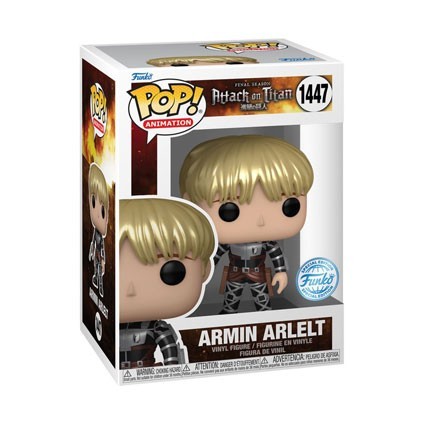 Figurine Funko Pop Métallique L'Attack des Titans Armin Arlert Edition Limitée Boutique Geneve Suisse Figurine Funko Pop Métallique L'Attack des Titans Armin Arlert Edition Limitée Boutique Geneve Suisse