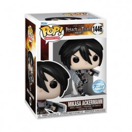 Figur Funko Pop Metallic Attack on Titan Mikasa Ackerman Limited Edition Geneva Store Switzerland