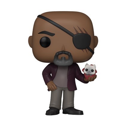 Figuren Funko Pop The Marvels Nick Fury with Flerkitten Genf Shop Schweiz