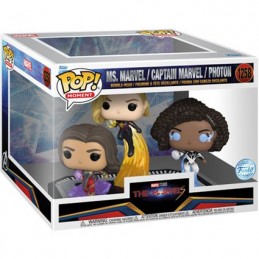 Figuren Funko Pop Movie Moments The Marvels 2023 Ms. Marvel Captain Marvel und Photon 3-Pack Limitierte Auflage Genf Shop Sch...