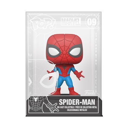 Figur Funko Pop Diecast Metal Spider-Man Limited Edition Geneva Store Switzerland
