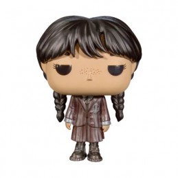 Figurine Funko Pop Métallique Mercredi Addams (Wednesday) Edition Limitée Boutique Geneve Suisse