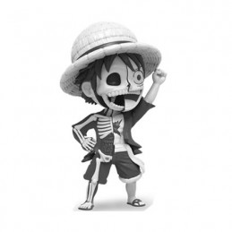 Figurine Mighty Jaxx One Piece Edition Monkey D. Luffy Freeny's Hidden Dissectibles par Jason Freeny Chase Edition Limitée Bo...