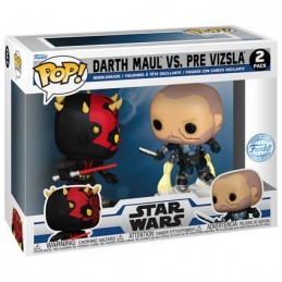 Figur Funko Pop Star Wars the Clone Wars Darth Maul vs Pre Vizsla 2-Pack Limited Edition Geneva Store Switzerland