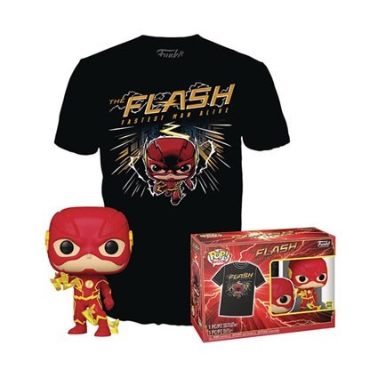 Figurine Funko Pop Phosphorescent et T-shirt The Flash Edition Limitée Boutique Geneve Suisse