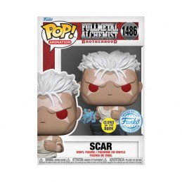 Figur Funko Pop Glow in the Dark Fullmetal Alchemist Brotherhood Scar Limited Edition Geneva Store Switzerland
