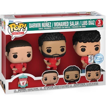 Figuren Funko Pop Sports Football Soccer Darwin Nunez und Luis Diaz und Mohamed Salah 3-Pack Limitierte Auflage Genf Shop Sch... Figuren Funko Pop Sports Football Soccer Darwin Nunez und Luis Diaz und Mohamed Salah 3-Pack Limitierte Auflage Genf Shop Sch...