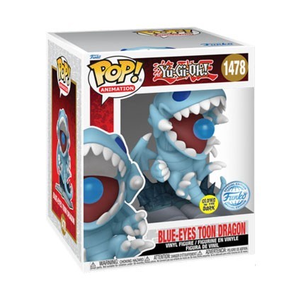 Figurine Funko Pop 15 cm Phosphorescent Yu-Gi-Oh! Blue Eyes Toon Dragon Edition Limitée Boutique Geneve Suisse