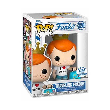 Figur Funko Pop Freddy Funko Traveling Limited Edition Geneva Store Switzerland