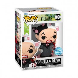 Figur Funko Pop Disney Villains Cruella de Vil with Phone Limited Edition Geneva Store Switzerland